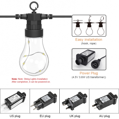 LED户外灯 - HCP066  G60铜线户外灯串